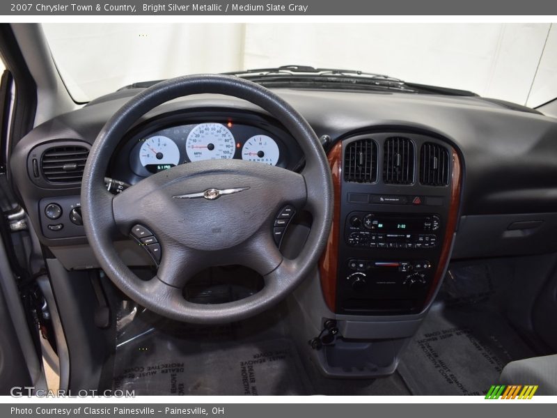Bright Silver Metallic / Medium Slate Gray 2007 Chrysler Town & Country