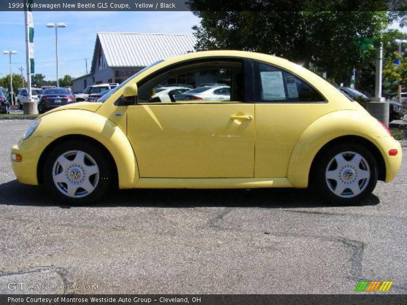 Yellow / Black 1999 Volkswagen New Beetle GLS Coupe