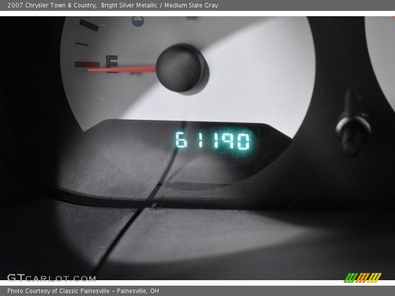 Bright Silver Metallic / Medium Slate Gray 2007 Chrysler Town & Country