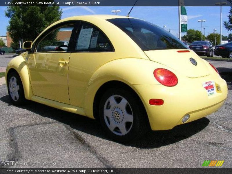 Yellow / Black 1999 Volkswagen New Beetle GLS Coupe