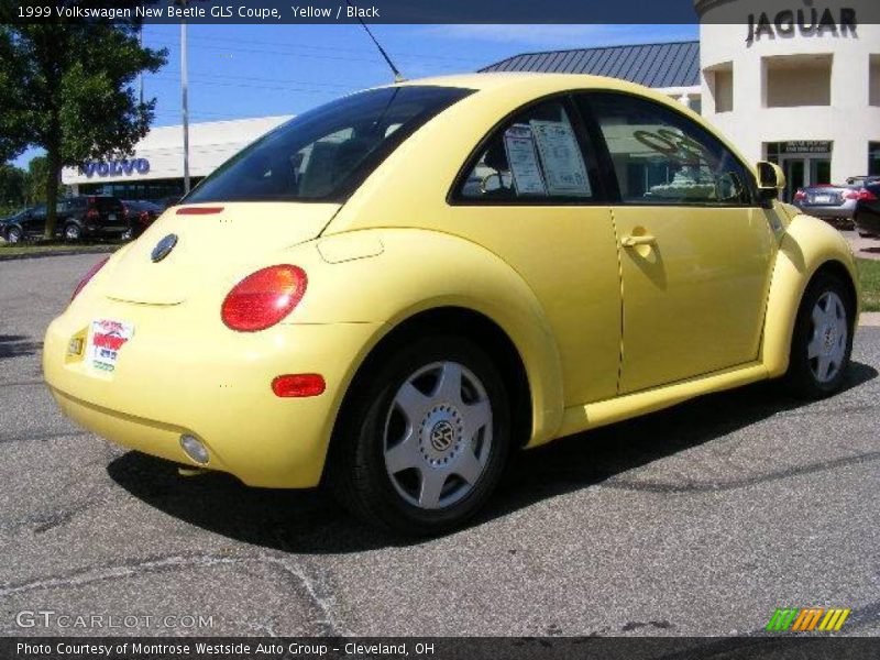 Yellow / Black 1999 Volkswagen New Beetle GLS Coupe