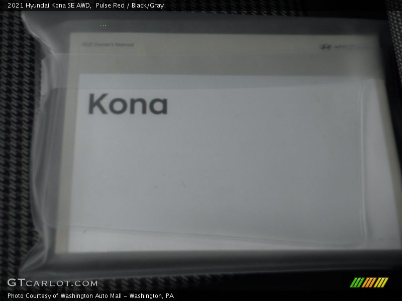 Pulse Red / Black/Gray 2021 Hyundai Kona SE AWD