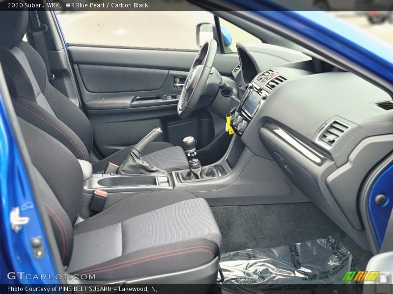 Front Seat of 2020 WRX 