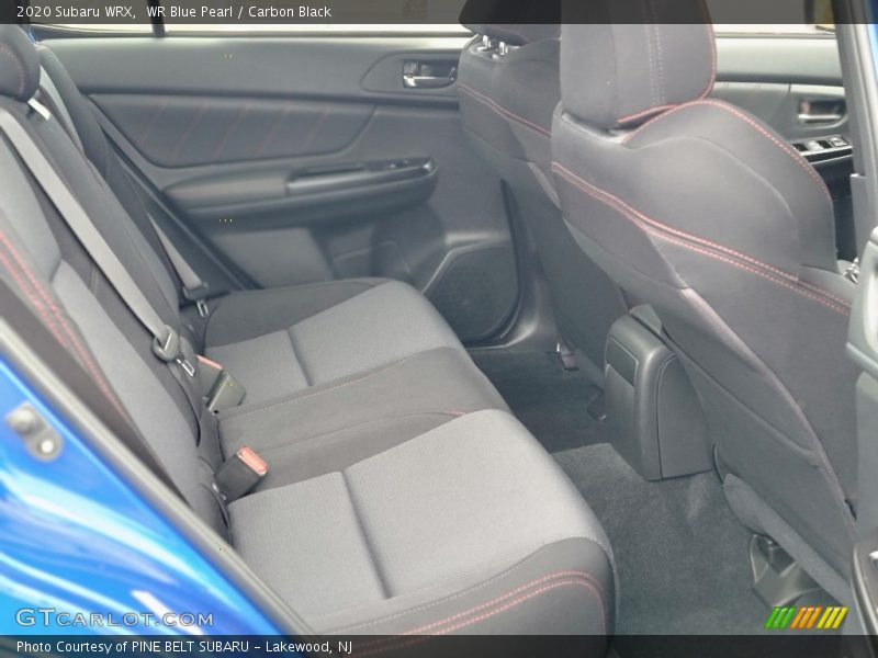Rear Seat of 2020 WRX 