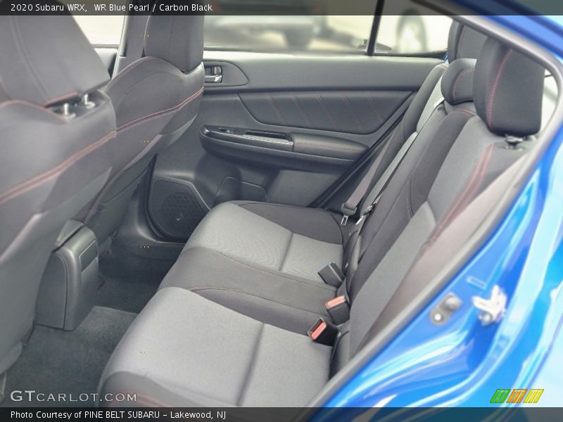 Rear Seat of 2020 WRX 