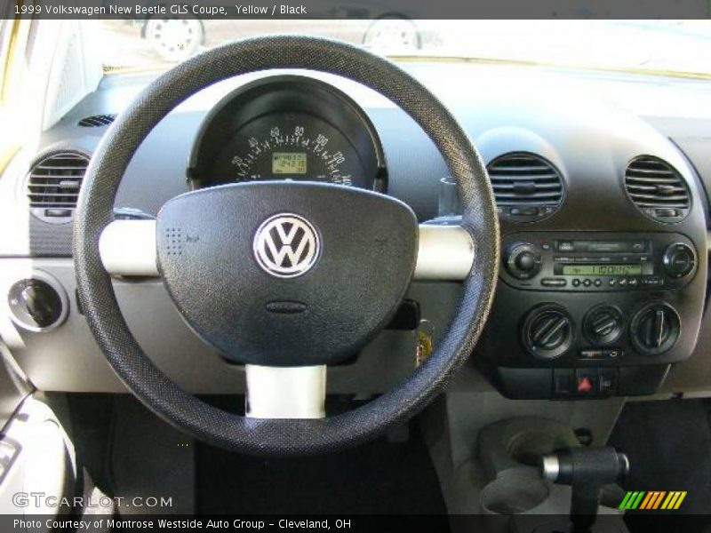 Yellow / Black 1999 Volkswagen New Beetle GLS Coupe