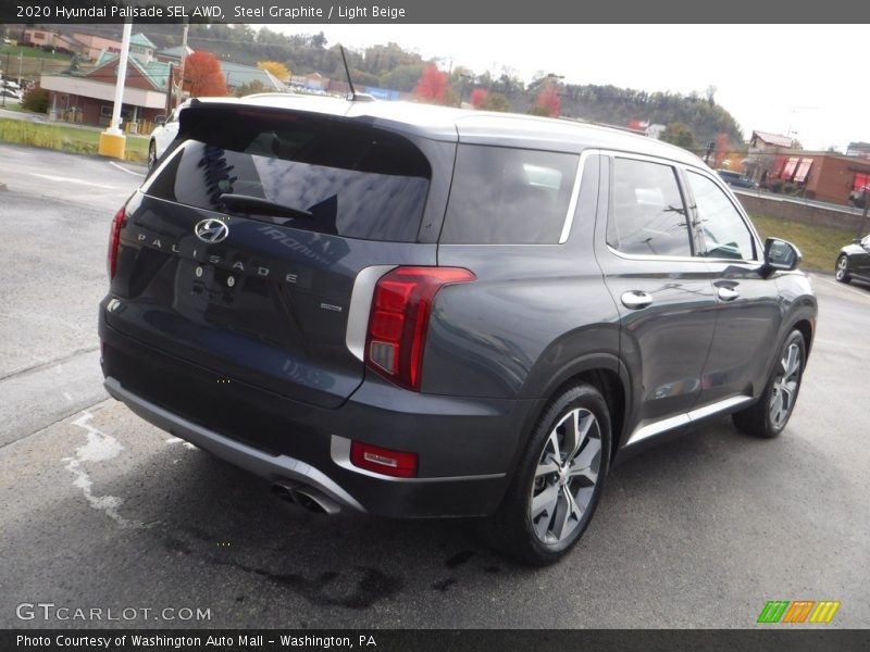 Steel Graphite / Light Beige 2020 Hyundai Palisade SEL AWD