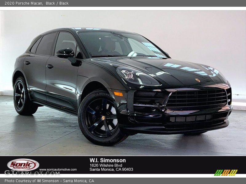 Black / Black 2020 Porsche Macan