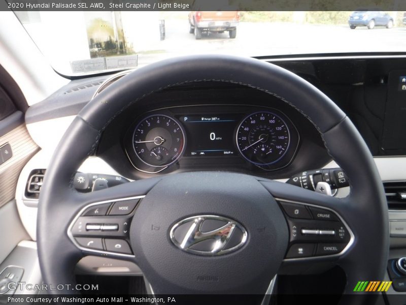 Steel Graphite / Light Beige 2020 Hyundai Palisade SEL AWD