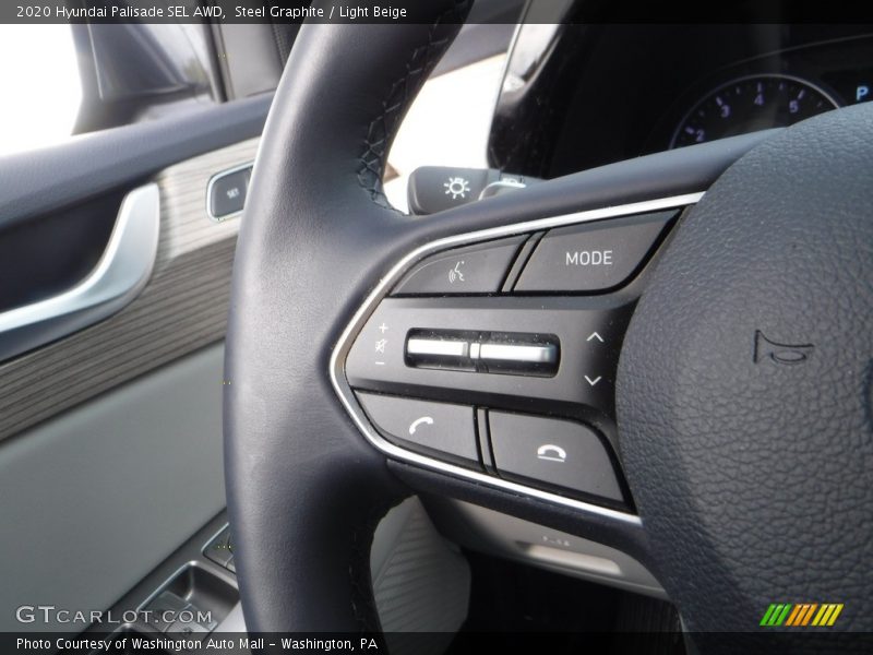 Steel Graphite / Light Beige 2020 Hyundai Palisade SEL AWD