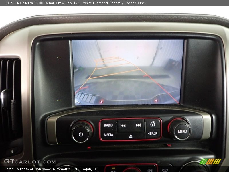 White Diamond Tricoat / Cocoa/Dune 2015 GMC Sierra 1500 Denali Crew Cab 4x4
