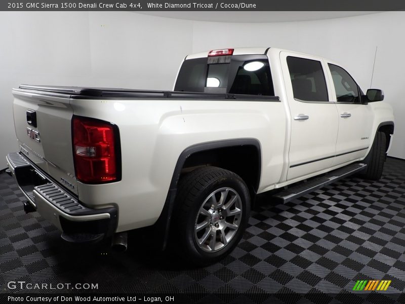 White Diamond Tricoat / Cocoa/Dune 2015 GMC Sierra 1500 Denali Crew Cab 4x4