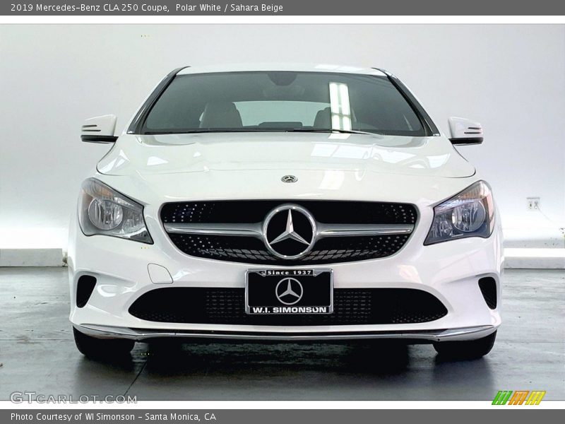Polar White / Sahara Beige 2019 Mercedes-Benz CLA 250 Coupe