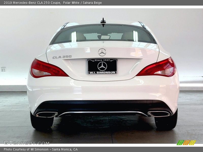 Polar White / Sahara Beige 2019 Mercedes-Benz CLA 250 Coupe