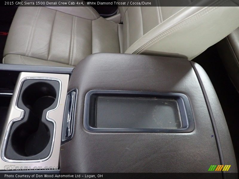White Diamond Tricoat / Cocoa/Dune 2015 GMC Sierra 1500 Denali Crew Cab 4x4