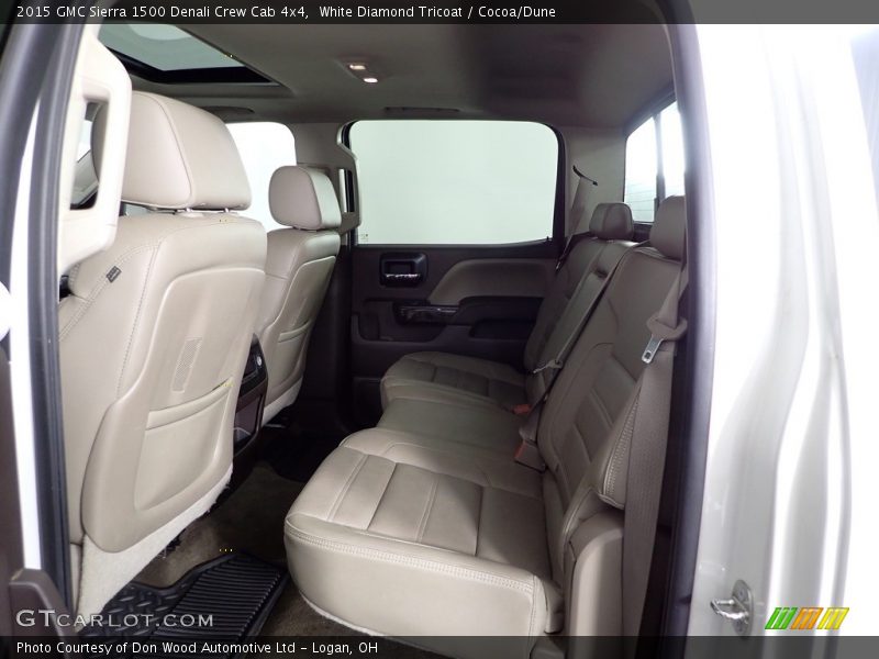 White Diamond Tricoat / Cocoa/Dune 2015 GMC Sierra 1500 Denali Crew Cab 4x4