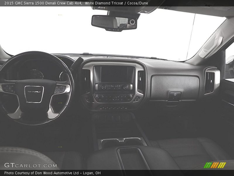 White Diamond Tricoat / Cocoa/Dune 2015 GMC Sierra 1500 Denali Crew Cab 4x4