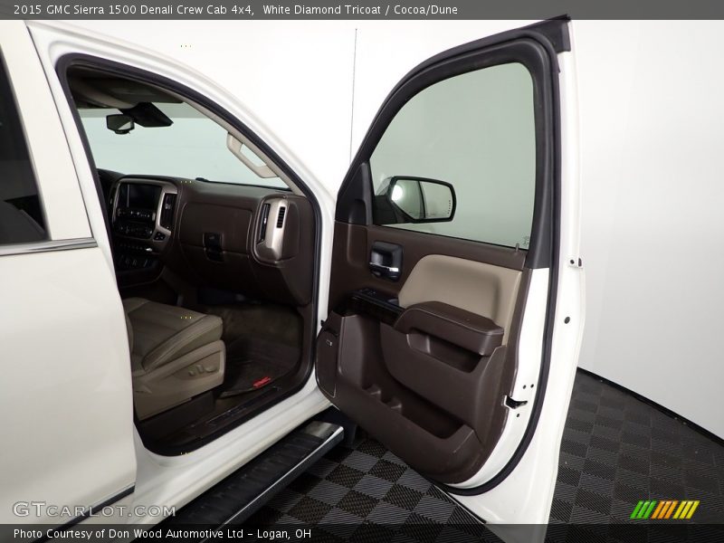 White Diamond Tricoat / Cocoa/Dune 2015 GMC Sierra 1500 Denali Crew Cab 4x4