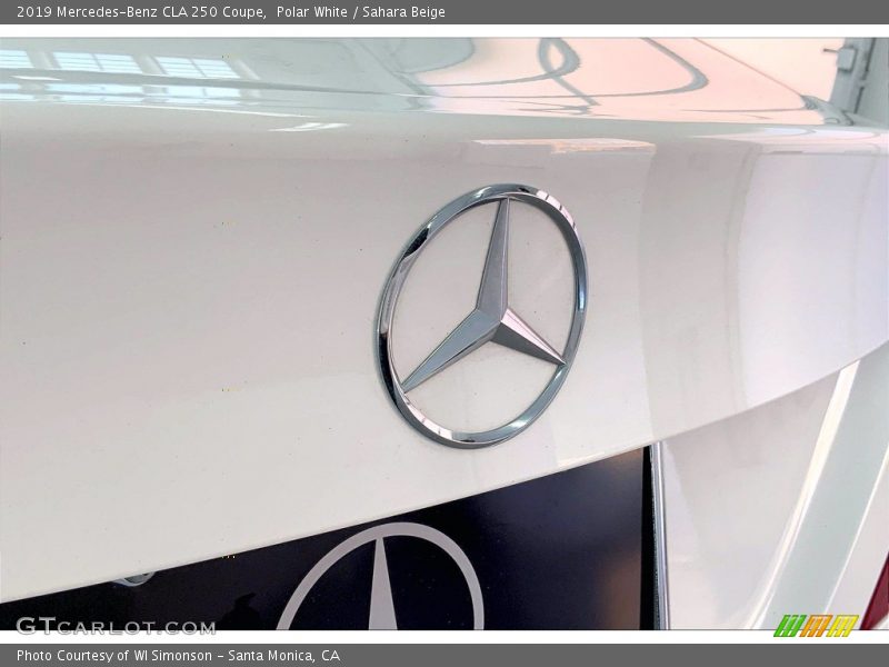 Polar White / Sahara Beige 2019 Mercedes-Benz CLA 250 Coupe