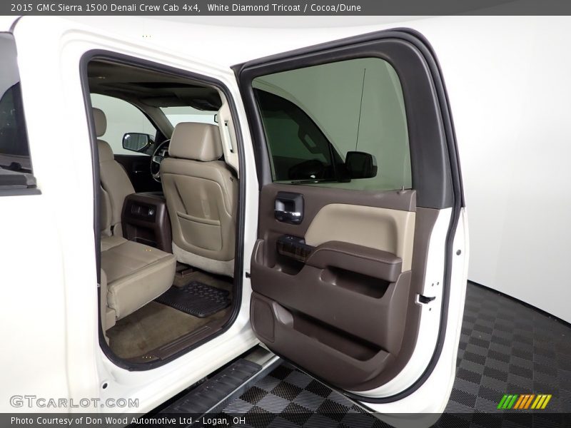 White Diamond Tricoat / Cocoa/Dune 2015 GMC Sierra 1500 Denali Crew Cab 4x4