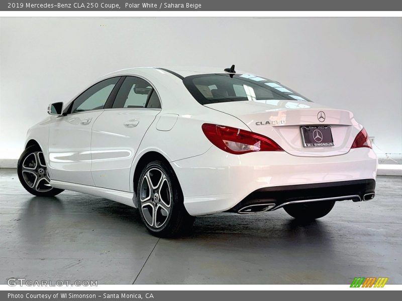 Polar White / Sahara Beige 2019 Mercedes-Benz CLA 250 Coupe