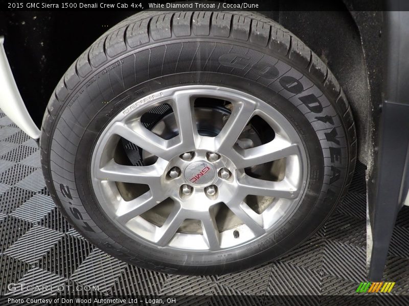 White Diamond Tricoat / Cocoa/Dune 2015 GMC Sierra 1500 Denali Crew Cab 4x4