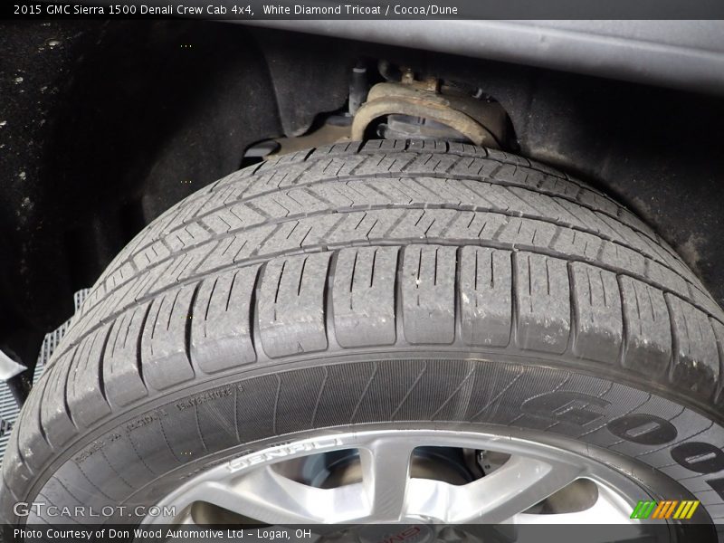 White Diamond Tricoat / Cocoa/Dune 2015 GMC Sierra 1500 Denali Crew Cab 4x4