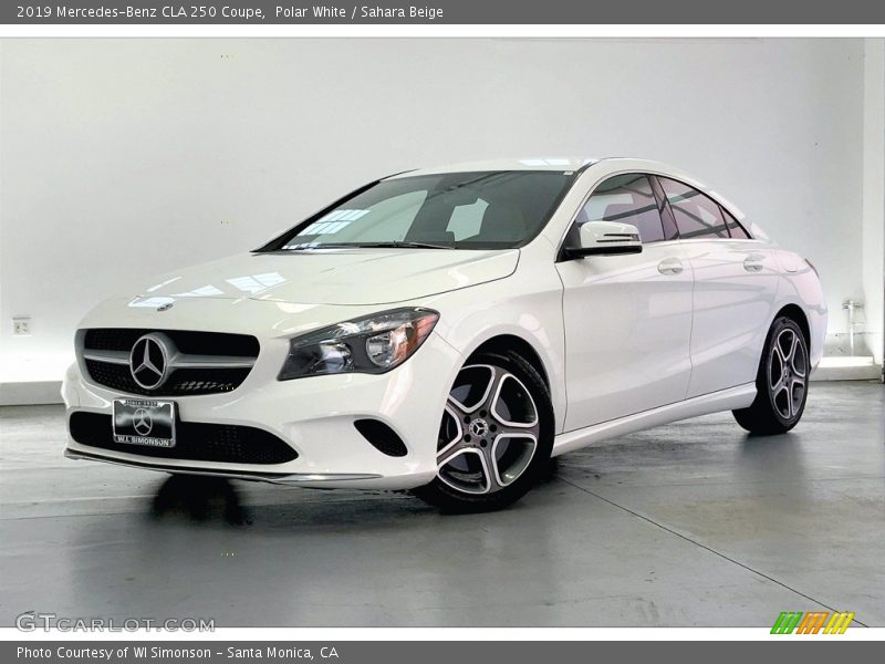 Polar White / Sahara Beige 2019 Mercedes-Benz CLA 250 Coupe