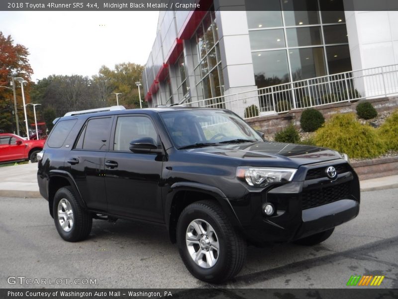 Midnight Black Metallic / Graphite 2018 Toyota 4Runner SR5 4x4
