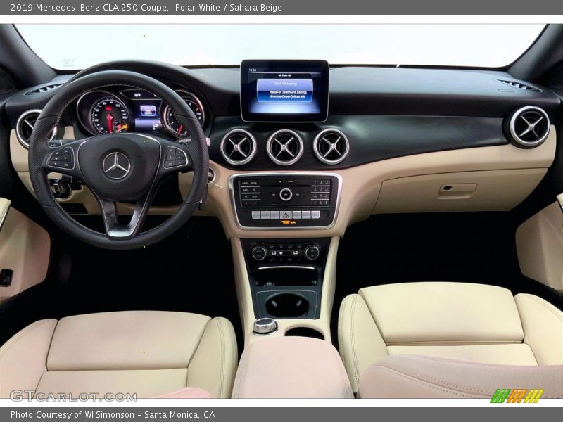 Polar White / Sahara Beige 2019 Mercedes-Benz CLA 250 Coupe