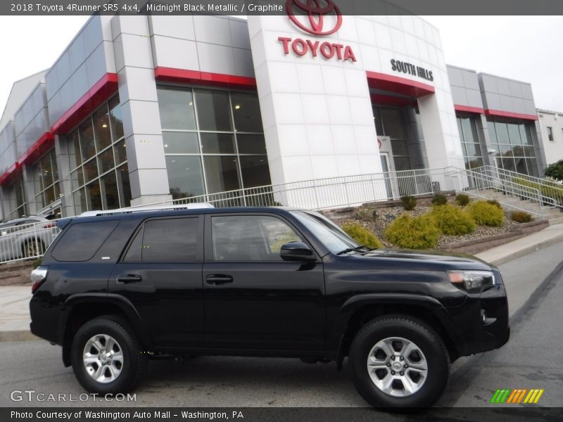 Midnight Black Metallic / Graphite 2018 Toyota 4Runner SR5 4x4