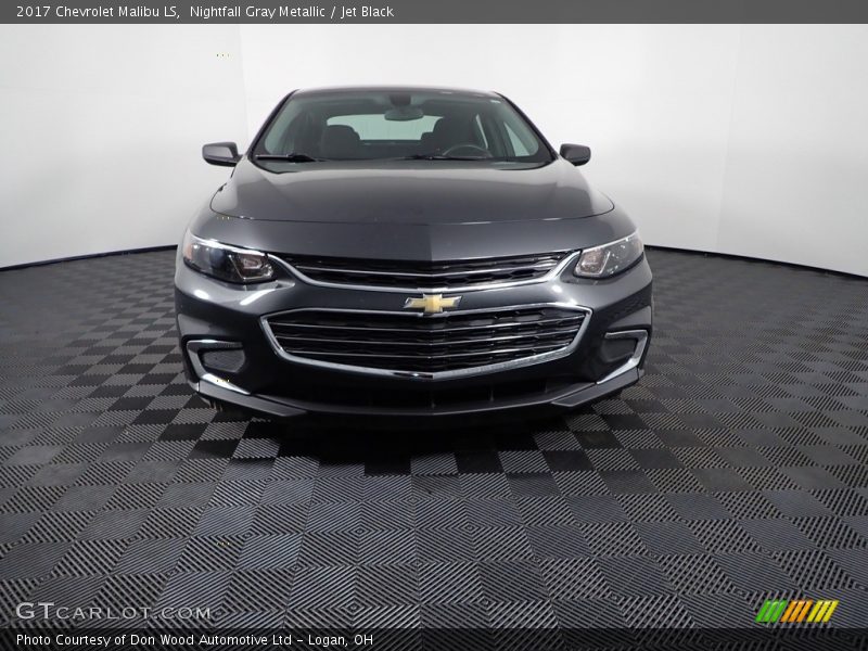 Nightfall Gray Metallic / Jet Black 2017 Chevrolet Malibu LS