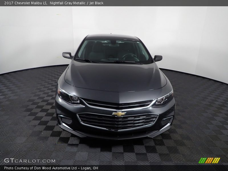 Nightfall Gray Metallic / Jet Black 2017 Chevrolet Malibu LS