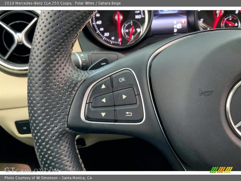 Polar White / Sahara Beige 2019 Mercedes-Benz CLA 250 Coupe