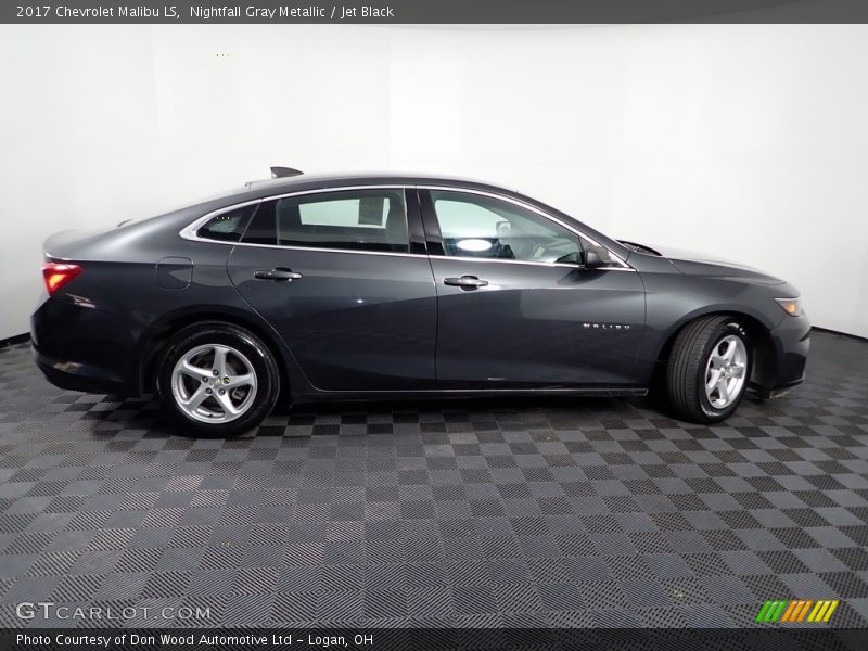 Nightfall Gray Metallic / Jet Black 2017 Chevrolet Malibu LS