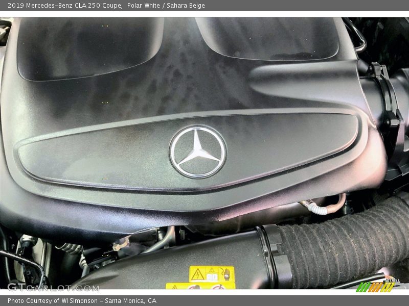 Polar White / Sahara Beige 2019 Mercedes-Benz CLA 250 Coupe