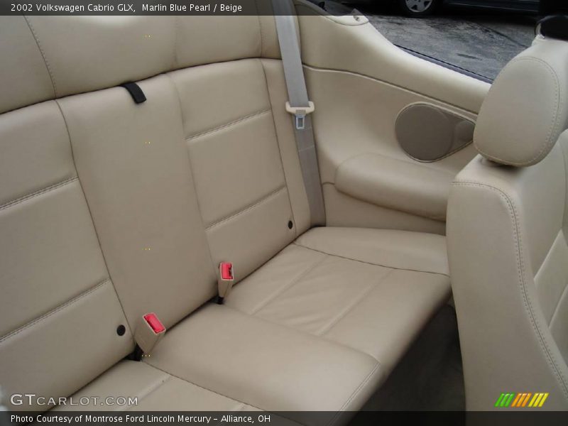 Marlin Blue Pearl / Beige 2002 Volkswagen Cabrio GLX