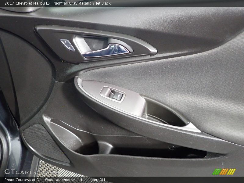Nightfall Gray Metallic / Jet Black 2017 Chevrolet Malibu LS