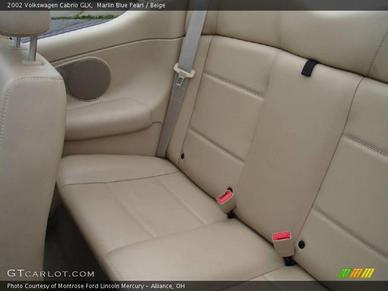 Marlin Blue Pearl / Beige 2002 Volkswagen Cabrio GLX