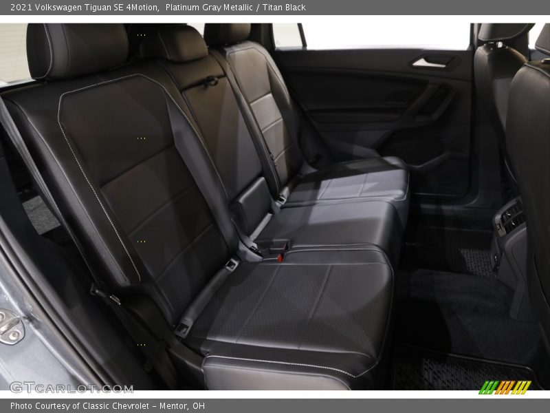 Rear Seat of 2021 Tiguan SE 4Motion
