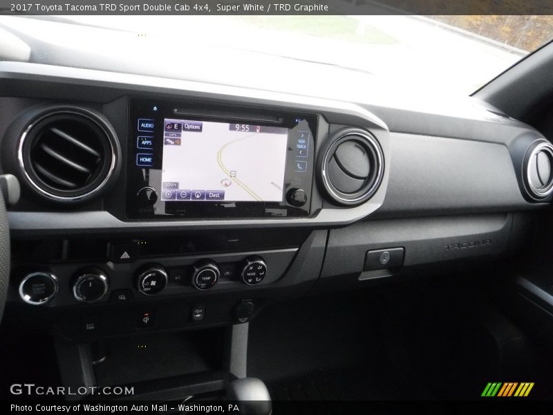 Super White / TRD Graphite 2017 Toyota Tacoma TRD Sport Double Cab 4x4