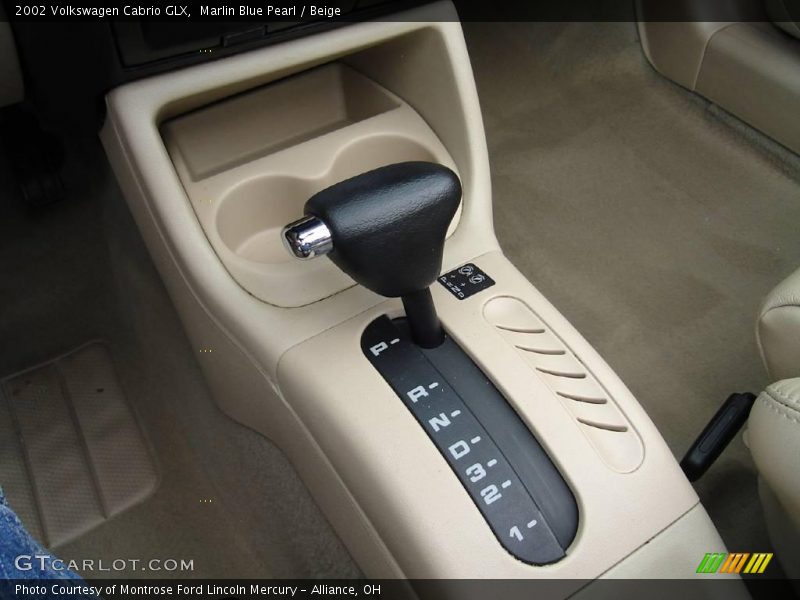 Marlin Blue Pearl / Beige 2002 Volkswagen Cabrio GLX