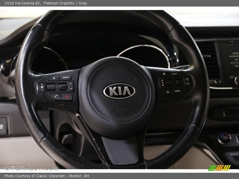  2016 Sedona EX Steering Wheel