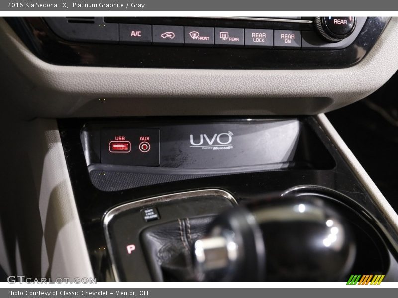 Platinum Graphite / Gray 2016 Kia Sedona EX