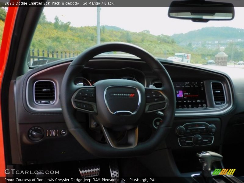 Dashboard of 2021 Charger Scat Pack Widebody