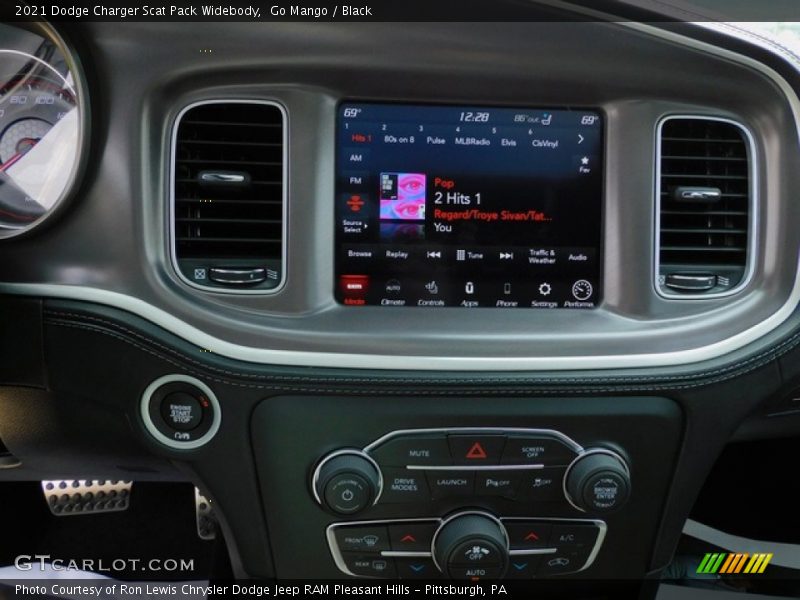 Controls of 2021 Charger Scat Pack Widebody