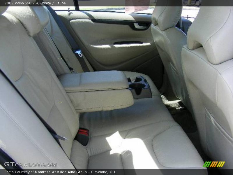 White / Taupe 2002 Volvo S60 2.4