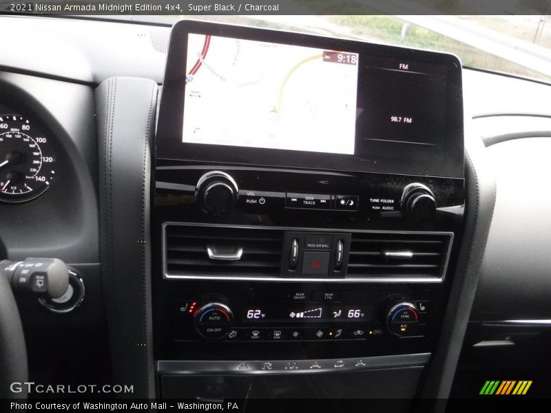 Controls of 2021 Armada Midnight Edition 4x4