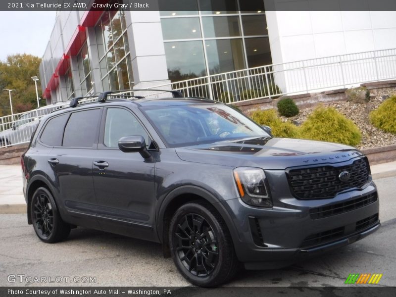 Gravity Gray / Black 2021 Kia Telluride EX AWD