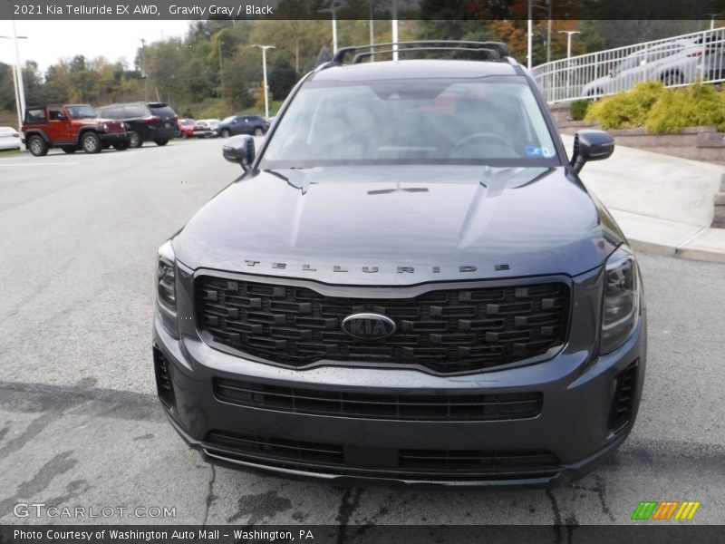 Gravity Gray / Black 2021 Kia Telluride EX AWD